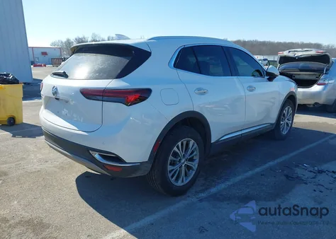 2022 Buick Envision Fwd Preferred z USA, uszkodzony, nr VIN LRBAZLR43ND165086